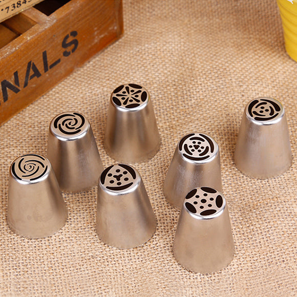 7Pcs Tulip Flower Cake Decorating Tips