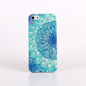 Fashion Cartoon Hard PC Case For iPhone 5 5s  6 6plus 7 7plus Blue Butterfly Starry Design Phone Cases Covers Shell Skin Bag