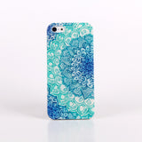 Fashion Cartoon Hard PC Case For iPhone 5 5s  6 6plus 7 7plus Blue Butterfly Starry Design Phone Cases Covers Shell Skin Bag