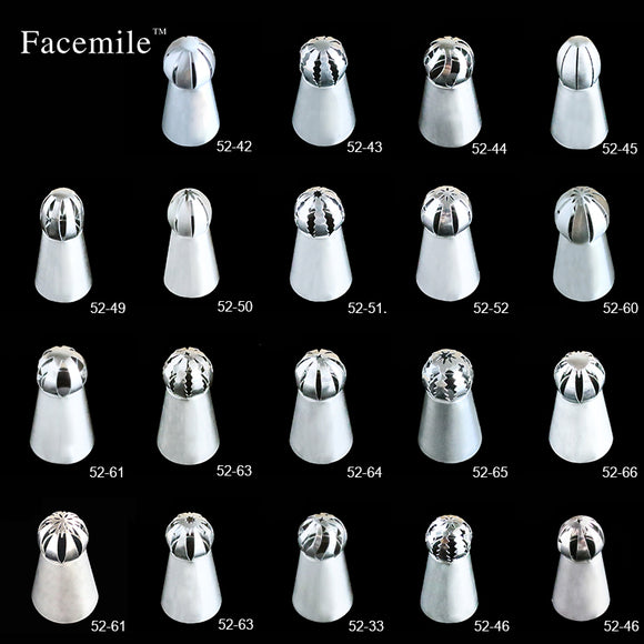 Facemile Stainless Steel Piping Tips