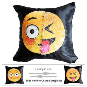 Changing Emoji Pillow
