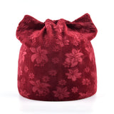 Floral Beanie Bun