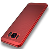 KISSCASE Matte Hollow Cases For Samsung Galaxy S8 S8 Plus S7 S6 Edge Case Heat Dissipation Cases For Samsung J5 A7 A3 2017 Case