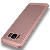 KISSCASE Matte Hollow Cases For Samsung Galaxy S8 S8 Plus S7 S6 Edge Case Heat Dissipation Cases For Samsung J5 A7 A3 2017 Case