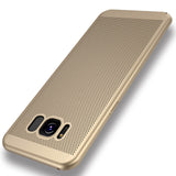 KISSCASE Matte Hollow Cases For Samsung Galaxy S8 S8 Plus S7 S6 Edge Case Heat Dissipation Cases For Samsung J5 A7 A3 2017 Case