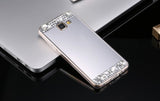 For Samsung Galaxy S8 Plus S6 S7 Edge S5 A3 A5 A7 2017 J1 J2 J3 J5 J7 2016 Grand Prime Mirror Case Soft TPU Bling Diamond Cases