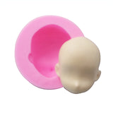 1PC Hot Visual Heat Resisting Silicone Baby Face DIY Cake Mold Baking Decoration Tools Fondant Pastry Tools