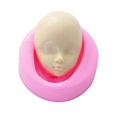 1PC Hot Visual Heat Resisting Silicone Baby Face DIY Cake Mold Baking Decoration Tools Fondant Pastry Tools