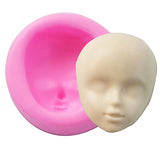 1PC Hot Visual Heat Resisting Silicone Baby Face DIY Cake Mold Baking Decoration Tools Fondant Pastry Tools