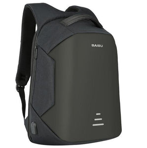 Anti Theft Backpack With Usb Charging - 15.6 Laptop