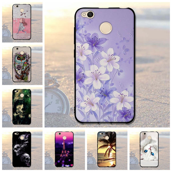 3D Relief Case For Xiaomi Redmi 4X Case 5.0