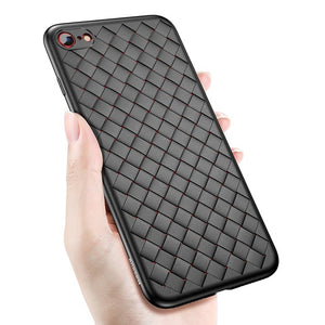 Luxury Ultra Thin Grid Case For iPhone 8 / 8 Plus / 7 / 7 Plus / X