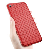 Luxury Ultra Thin Grid Case For iPhone 8 / 8 Plus / 7 / 7 Plus / X
