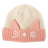 Women Knitted Beanies Cat Ear