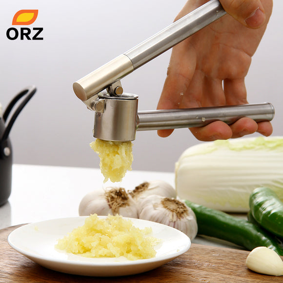 Stainless Steel Garlic Squeezer