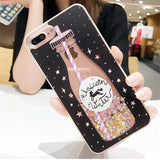 Glitter Ice Cream Phone Case For iPhone 5 /  5S / 5SE / 6 / 6S / 7 / 8 Plus / X