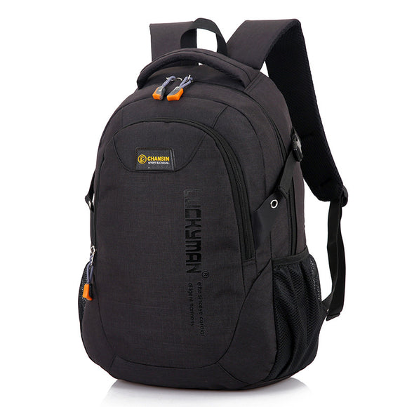 Black Canvas Backpack