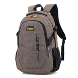 Black Canvas Backpack