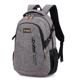Black Canvas Backpack