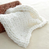Chunky Knitted Blanket