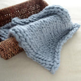 Chunky Knitted Blanket