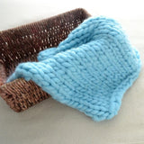 Chunky Knitted Blanket