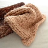 Chunky Knitted Blanket