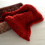 Chunky Knitted Blanket