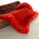 Chunky Knitted Blanket