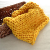 Chunky Knitted Blanket